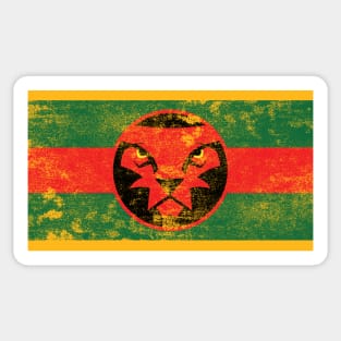 Wakanda flag 4 Sticker